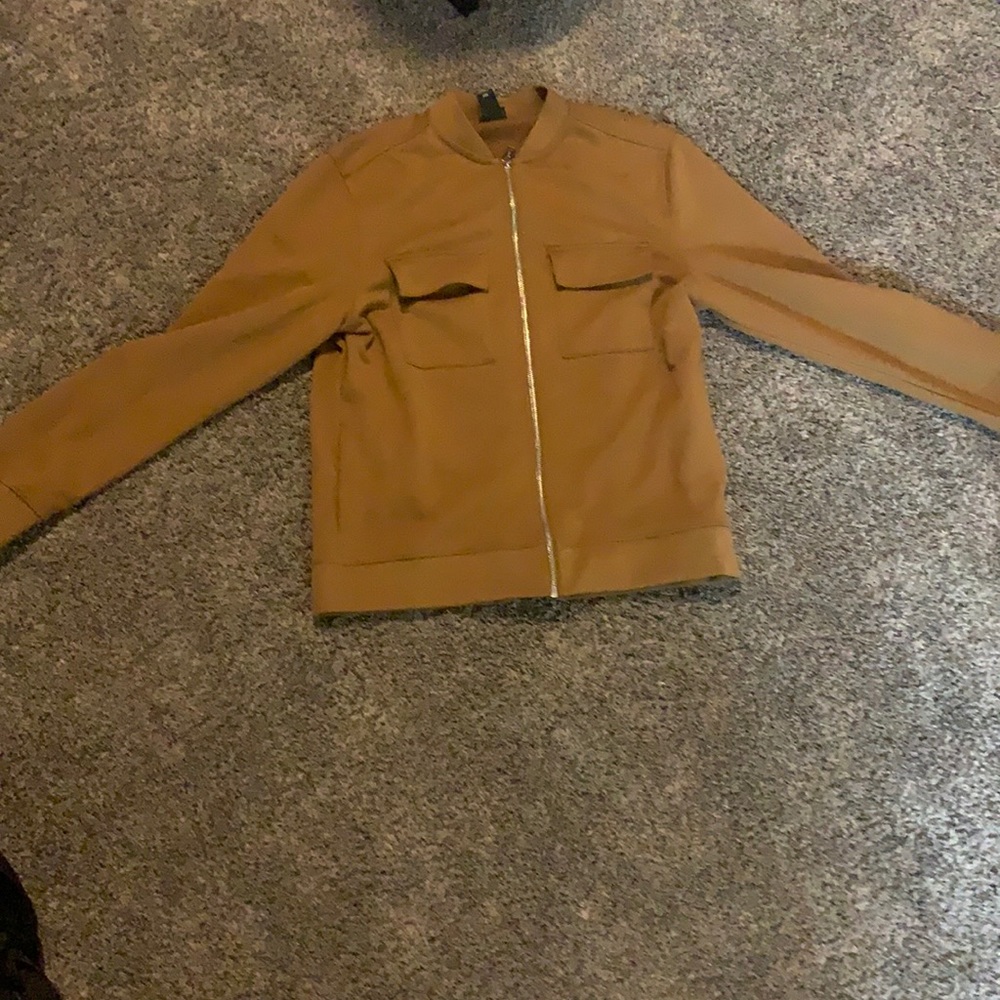 H&M Brown Zip Up Jacket